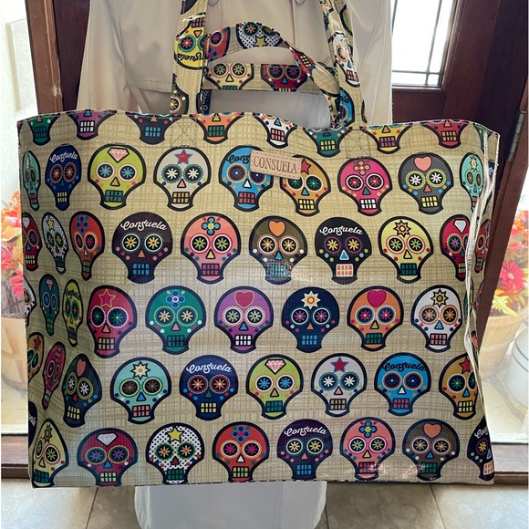 Consuela Bags Nwt Consuela Sugar Skull Grab N Go Jumbo Bag Poshmark